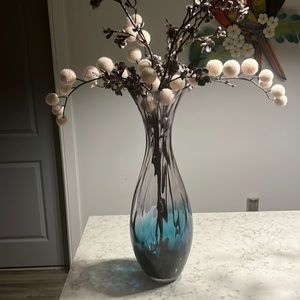22” spiraled vase.